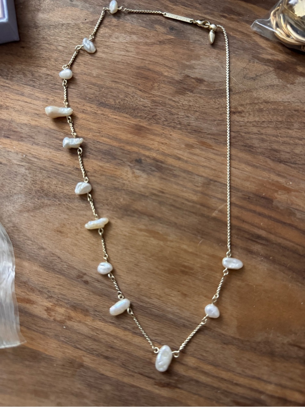 kendra scott shell pearl choker